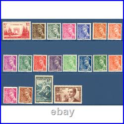 Année Complète De France De 1938, 52 Timbres Neufs Cote 731,80 Euros