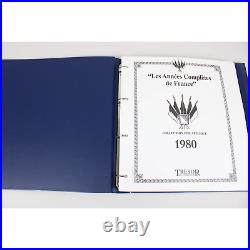 Années Complètes De Timbres Neufs De France 1980 A 1992 Classeur Encyclopédique