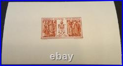 BELLE Épreuve gommé en brique N°274A 50c Expo Coloniale de 1931 non émis /TB