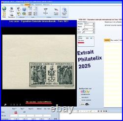 BELLE Épreuve gommé en brique N°274A 50c Expo Coloniale de 1931 non émis /TB