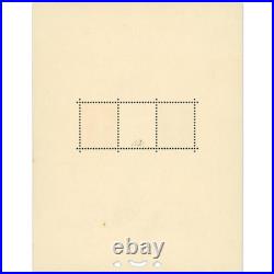 Bloc-feuillet N°2 Exposition De Strasbourg Timbres Neufs Bloc Signé Brun Rare