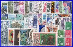 COLLECTION TIMBRES FRANCE année complète 1970 A 1979 NEUF