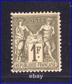 COTE 1400 E. / No72NEUF avec GOMME quasi MNH / SIGNE / 1F SAGE TYPE I