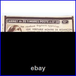 Carnet Ancien N°283-c61 Timbres De France Neufs Type Paix Cote 520 Rare