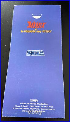Carnet Timbre Stamp Astérix et le pouvoir des Dieux Sega 1995 Goscinny Uderzo