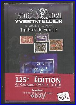 Catalog Yvert Tellier Timbres France 125 Ans Editions Bandeau Rouge Stop Infos