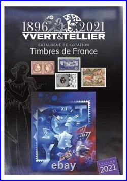 Catalog Yvert Tellier Timbres France 125 Ans Editions Bandeau Rouge Stop Infos