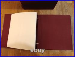 Classeur pour timbre reliure Pega luxe bordeaux Ceres 035S + boitier top état Classeur pour timbre reliure Pega luxe bordeaux Ceres 035S + boitier top état