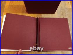 Classeur pour timbre reliure Pega luxe bordeaux Ceres 035S + boitier top état Classeur pour timbre reliure Pega luxe bordeaux Ceres 035S + boitier top état