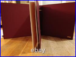 Classeur pour timbre reliure Pega luxe bordeaux Ceres 035S + boitier top état