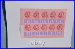 Collection Timbres Personnalisés + Blocs Luxe Mnh Cote 1200