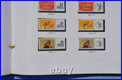 Collection Timbres Personnalisés + Blocs Luxe Mnh Cote 1200