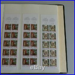 Collection carnets de timbres de France neuf dans un album élégant Lindner, SU