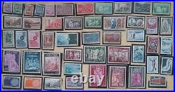 Collection de 48 Anciens Timbres Poste France Les Vallées D'Andorre Rare