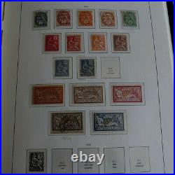 Collection de timbres de France 1900-1959 dans album lux Leuchtturm, SUP