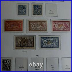 Collection de timbres de France 1900-1959 dans album lux Leuchtturm, SUP