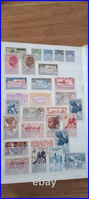 Collection des Colonies Françaises 1200 timbres # 188