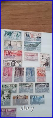 Collection des Colonies Françaises 1200 timbres # 188