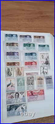 Collection des Colonies Françaises 1200 timbres # 188