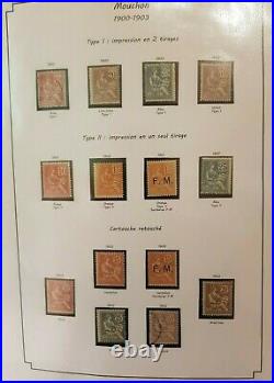 Collection des timbres Mouchon