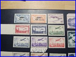Collection poste aérienne N dont PA 1,2,15 & PM3 signés Calves 14 +6000