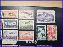 Collection poste aérienne N dont PA 1,2,15 & PM3 signés Calves 14 +6000 Collection poste aérienne N dont PA 1,2,15 & PM3 signés Calves 14 +6000