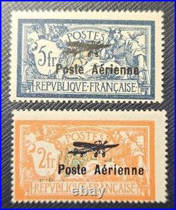 Collection poste aérienne N dont PA 1,2,15 & PM3 signés Calves 14 +6000