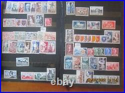 Collection presque complète de timbres neufs de 1945 à 1959. Côte 1500 E enviro