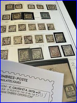 Collection timbres France GROS ALBUM Après catalogues dt PA, TAXES, Occupation FR