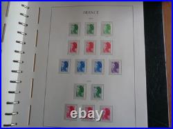 Collection timbres France de 1976 à 1990 neufs album luchtturm (grosse décote)