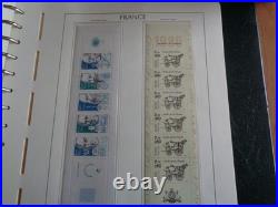 Collection timbres France de 1976 à 1990 neufs album luchtturm (grosse décote)