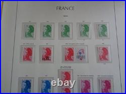Collection timbres France de 1976 à 1990 neufs album luchtturm (grosse décote)