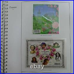 Collection timbres de France neuf 2009-2012 complet en album, SUP
