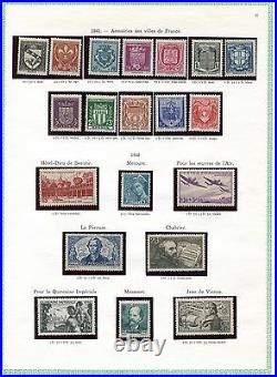 Collection timbres de France très avancée 1931 à 1973 cote + de 4000