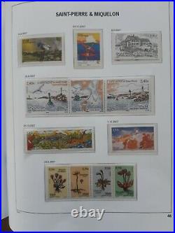 Collection timbres neufs st Pierre et Miquelon SPM 1986/2013 album Davo luxe