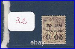 Colonies Fr. 1886-88 Guyane N°2-obl. Tb-cote550 Euros-voir Scan R/v-j571