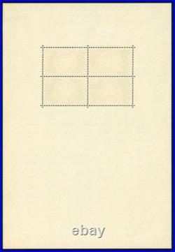 Comptes postaux, bloc-feuillet neuf émis en 300 exemplaires, Cote 1600