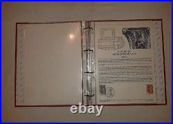 Documents Philatéliques Officiels de la Poste 1985à 1989, bon état, 5 albums