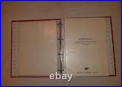 Documents Philatéliques Officiels de la Poste 1985à 1989, bon état, 5 albums