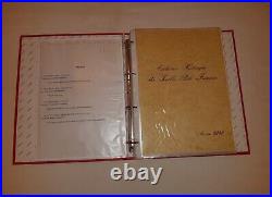 Documents Philatéliques Officiels de la Poste 1985à 1989, bon état, 5 albums