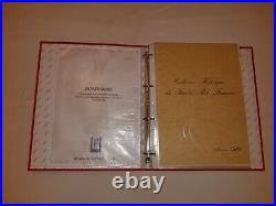 Documents Philatéliques Officiels de la Poste 1985à 1989, bon état, 5 albums