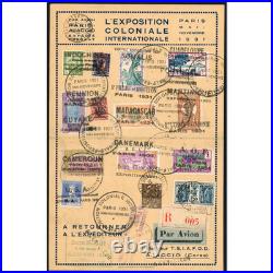 Exemplaire Unique De L'exposition Coloniale De Paris De 1931 Tampons Officiels