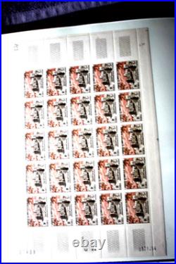 FIDES, 1956, neuf, oblitéré, non dentelé et 7 FDC + 3 feuilles