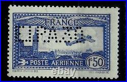 FRANCE1930 NEUF PA N°6cAVION SURVOLANT MARSEILLE PERF EIPA SIGNE+CERT CALVES