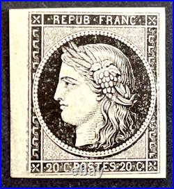 FRANCE 1849. TYPE CERES. N° 3a NEUF TTBE. COTE 675