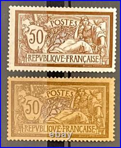 FRANCE 1900 MERSON N°s 120 & 120d NEUFS TTBE T B C COTE 2040