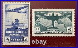 FRANCE 1936 TRAV ATL SUD N° 320 & 321 Signé NEUFS T T B COTE 840