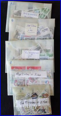 FRANCE 50% SOUS FACIALE LOT 09/03 CAM Timbres en FRANCS ENVOI R2