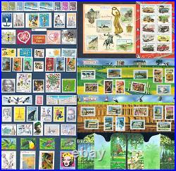 FRANCE- ANNEES 2002 et 2003 Complètes 191 Timbres NEUFS du N° 3443 au 3631LUXE