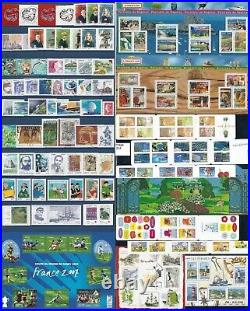 FRANCE- ANNEE 2007 Complète 135 Timbres NEUFS du N° 3996 au 4126 LUXE MNH